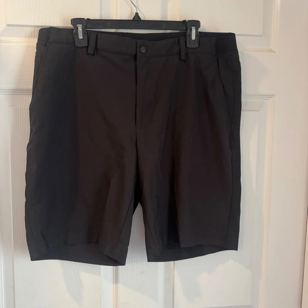 Jordan Performance Golf Shorts Mens 38 Black Stretch Athletic RN 128492